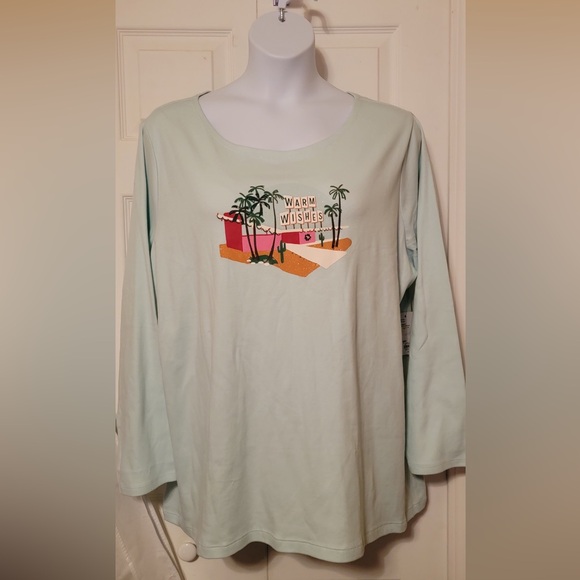 #005 Croft & Barrow - The Classic Holiday Tees: Varies, Colors, Styles - Picture 8 of 16